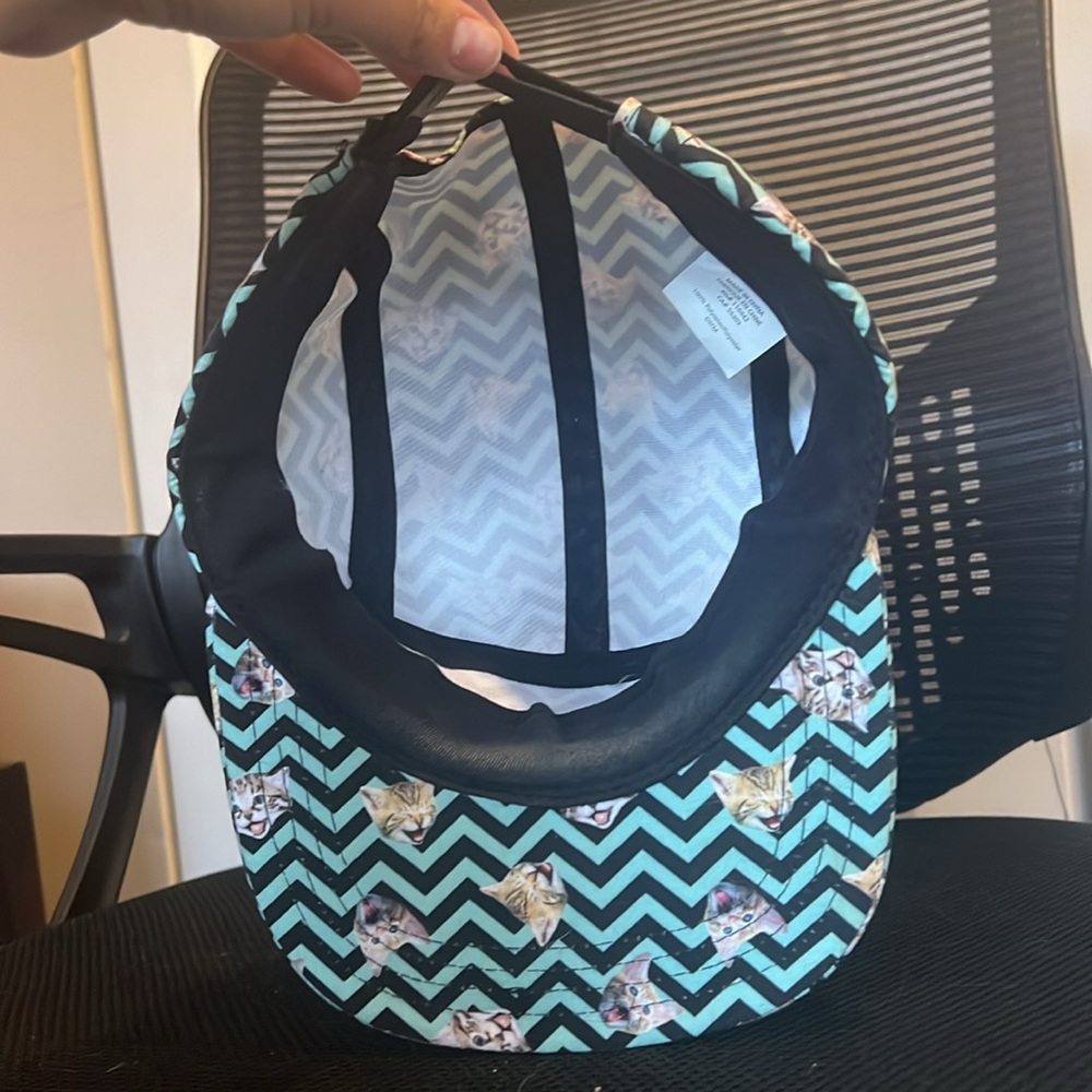 Fun Cat-Print Rave Hat - Picture 3 of 5